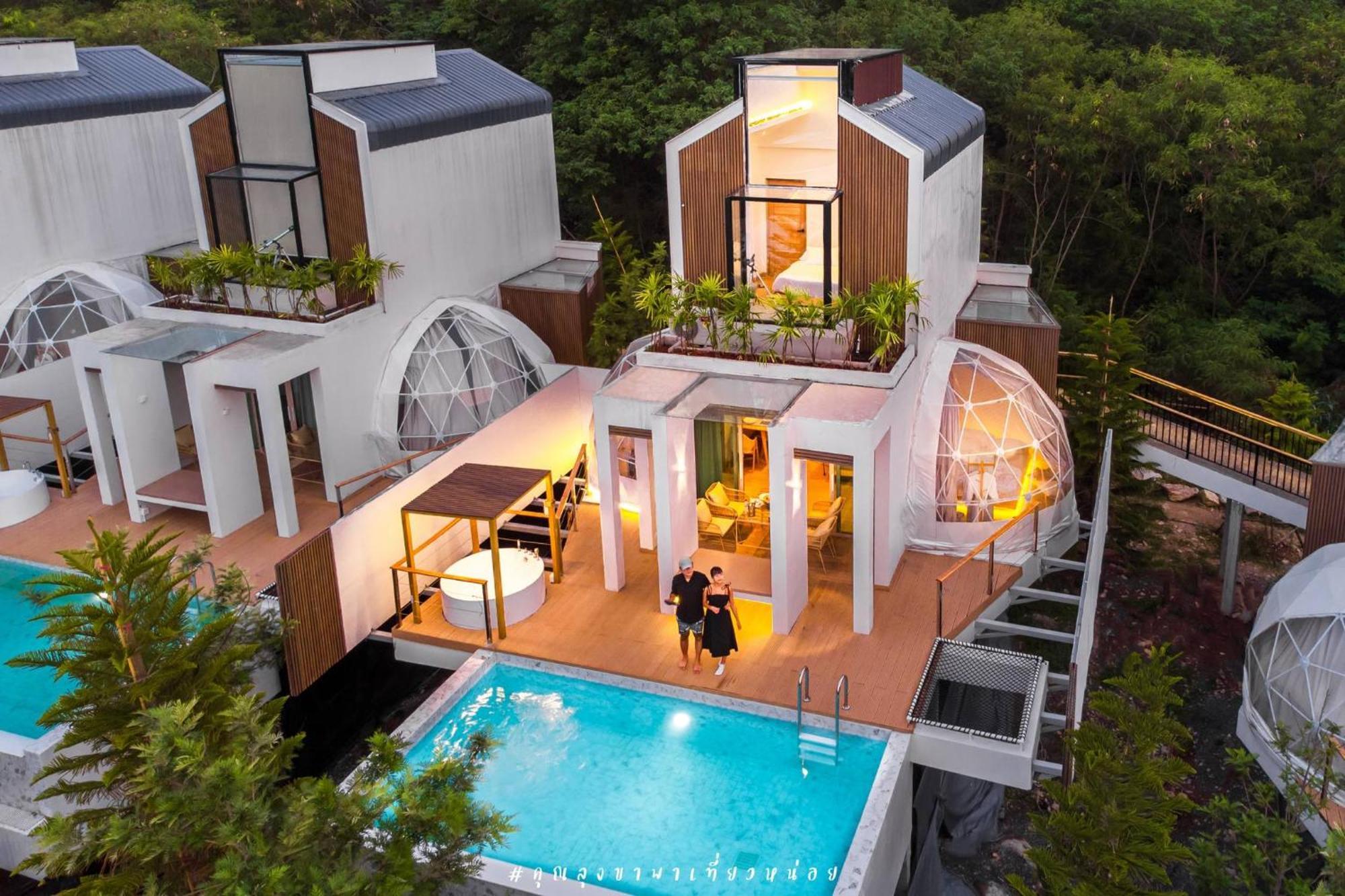 The X10 Nordic Tent And Glamping Pool Villa Khaoyai เขาใหญ่ - Sha Certified Ban Thung Sawang 外观 照片
