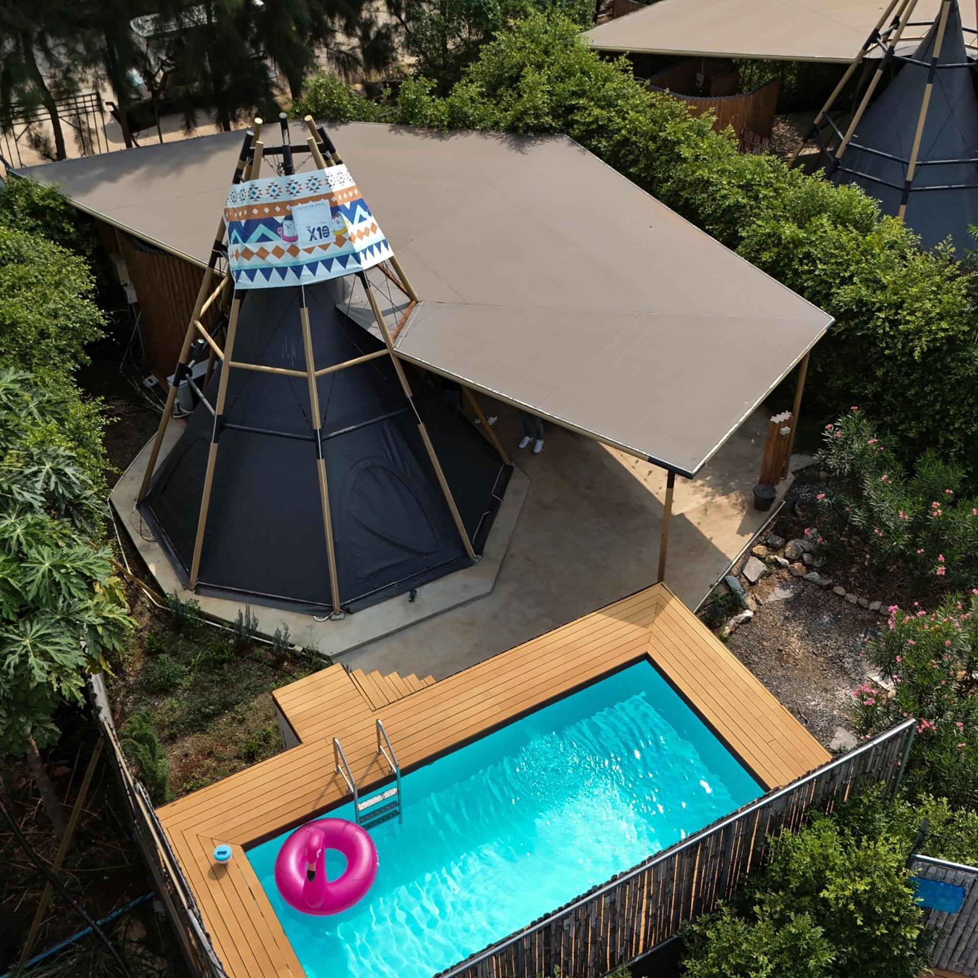 The X10 Nordic Tent And Glamping Pool Villa Khaoyai เขาใหญ่ - Sha Certified Ban Thung Sawang 外观 照片