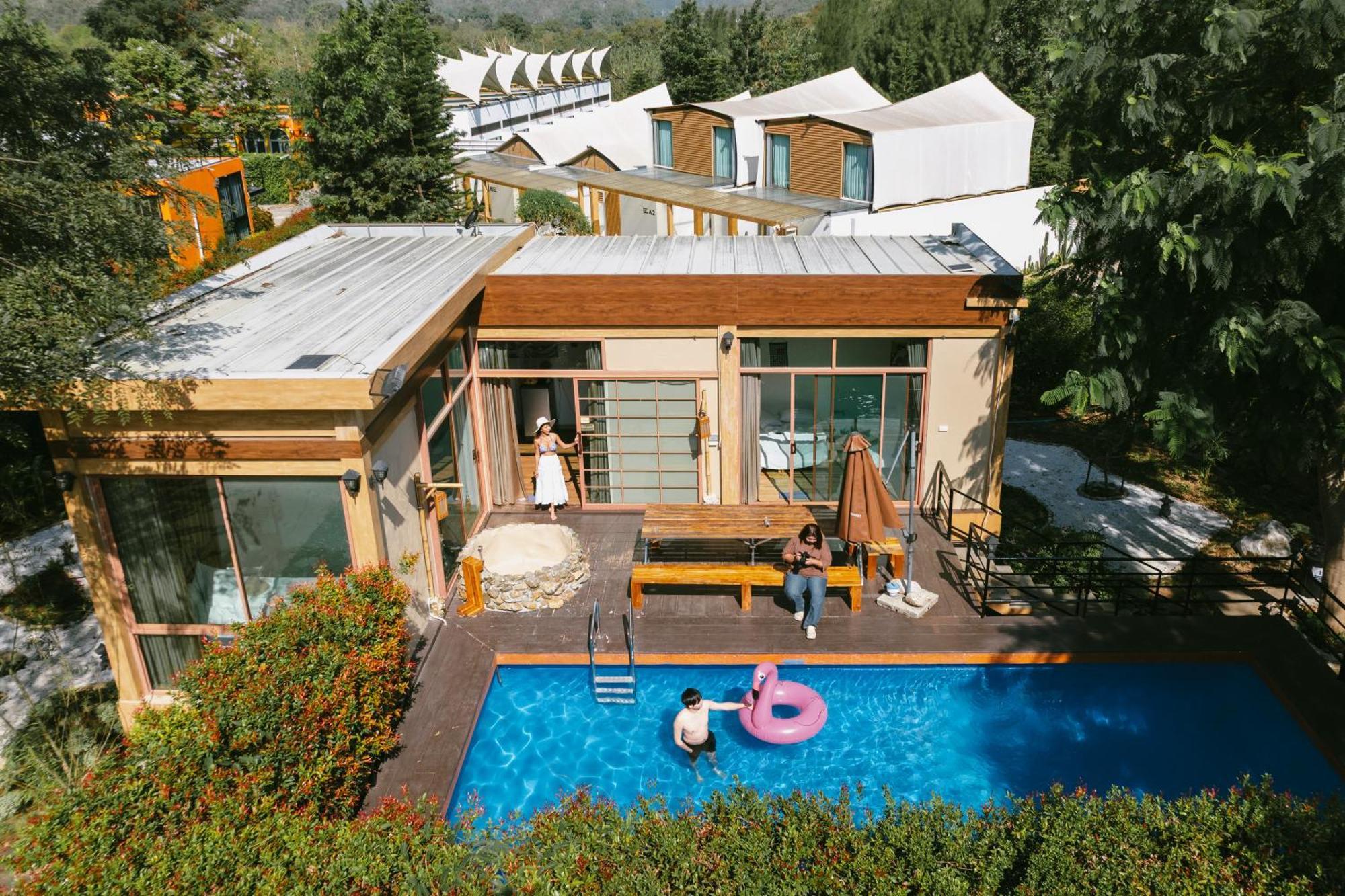 The X10 Nordic Tent And Glamping Pool Villa Khaoyai เขาใหญ่ - Sha Certified Ban Thung Sawang 外观 照片