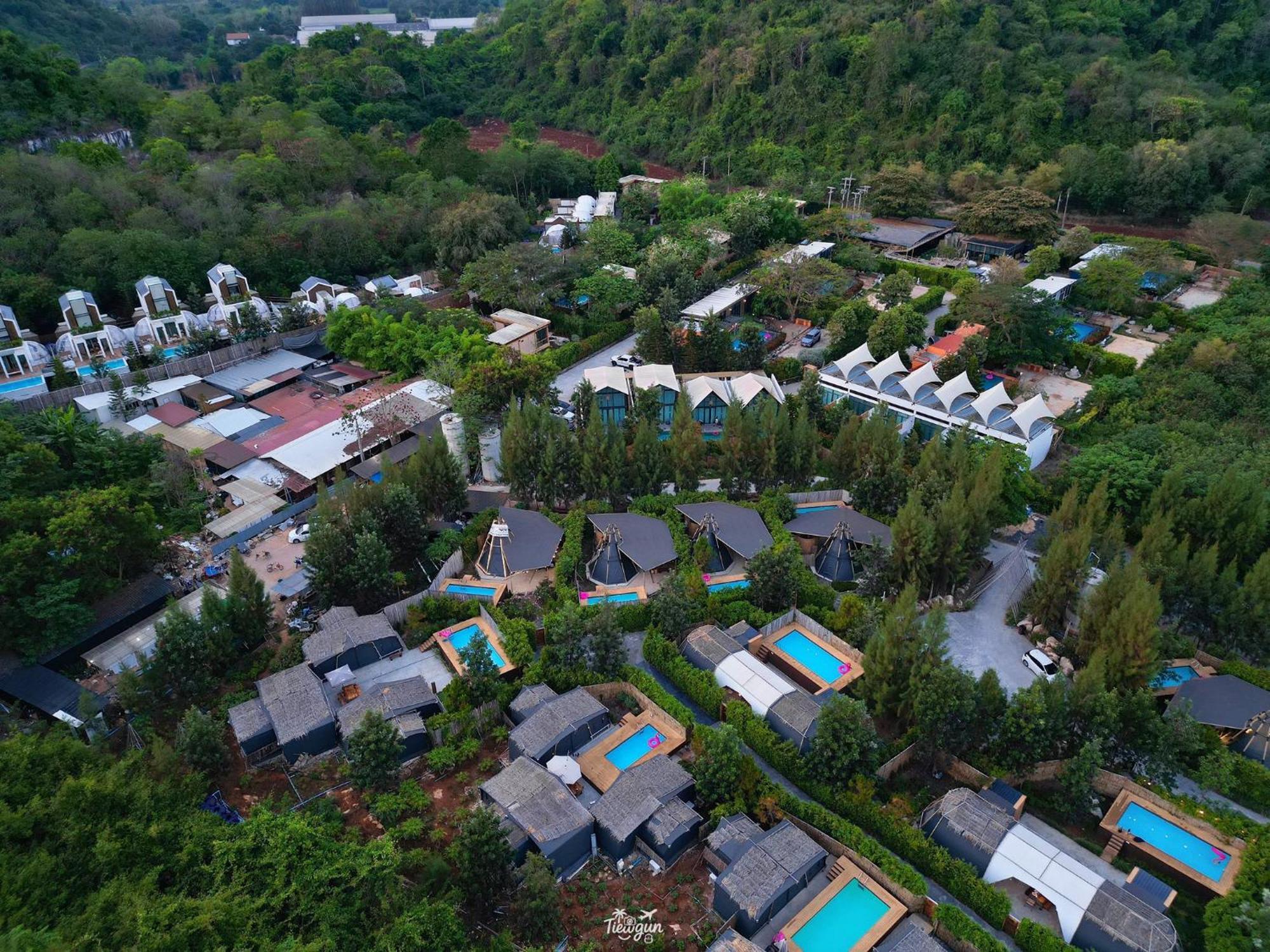 The X10 Nordic Tent And Glamping Pool Villa Khaoyai เขาใหญ่ - Sha Certified Ban Thung Sawang 外观 照片